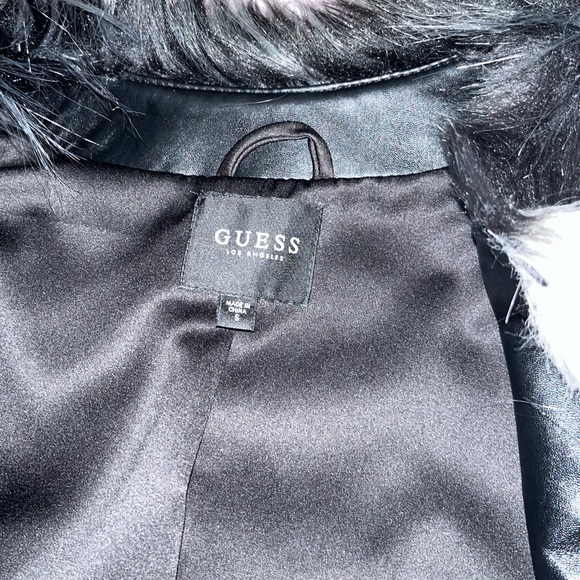GUESS Faux Fur Coat - Picture 4 of 6